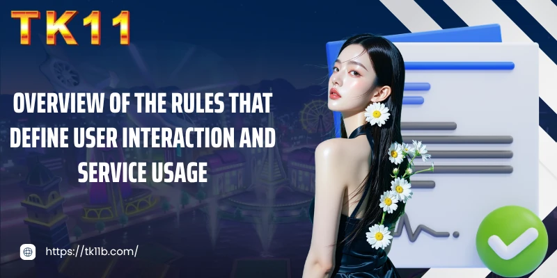 Overview of the rules that define user interaction and service usage